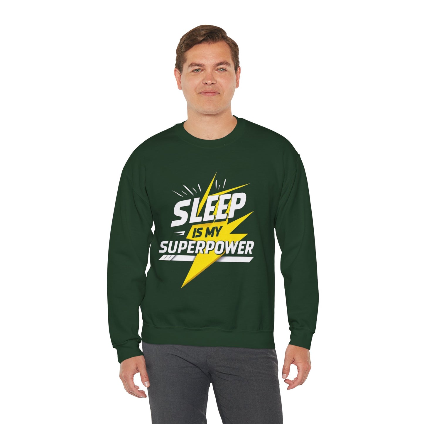 Sleep Is My Superpower Crewneck Sweatshirt
