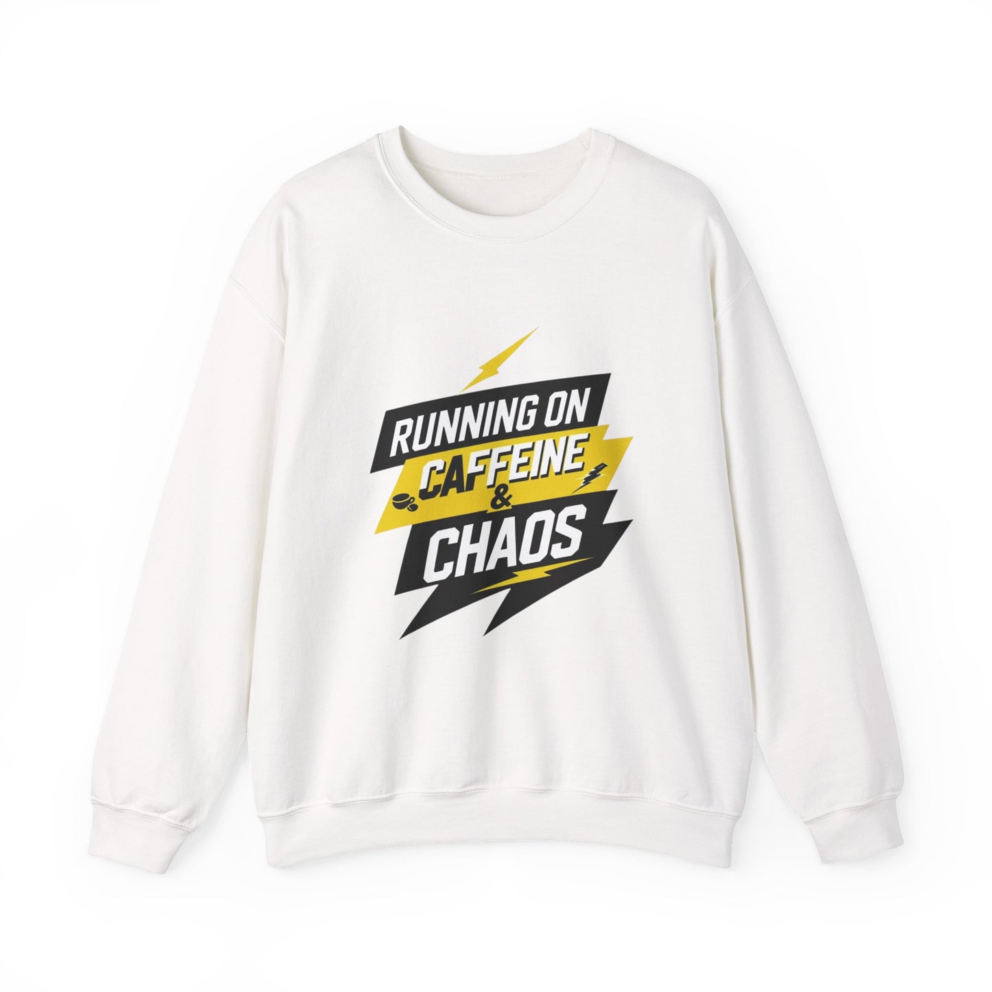Running on Caffeine & Chaos Crewneck Sweatshirt