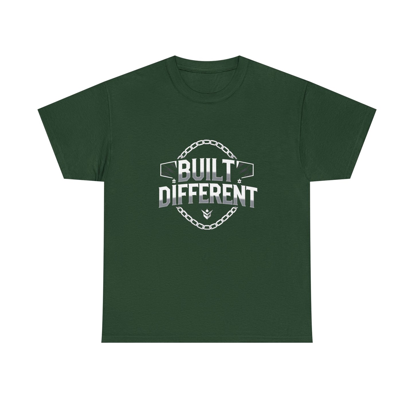 Built Different Tee — Motorcycle Chain Graphic T‑Shirt