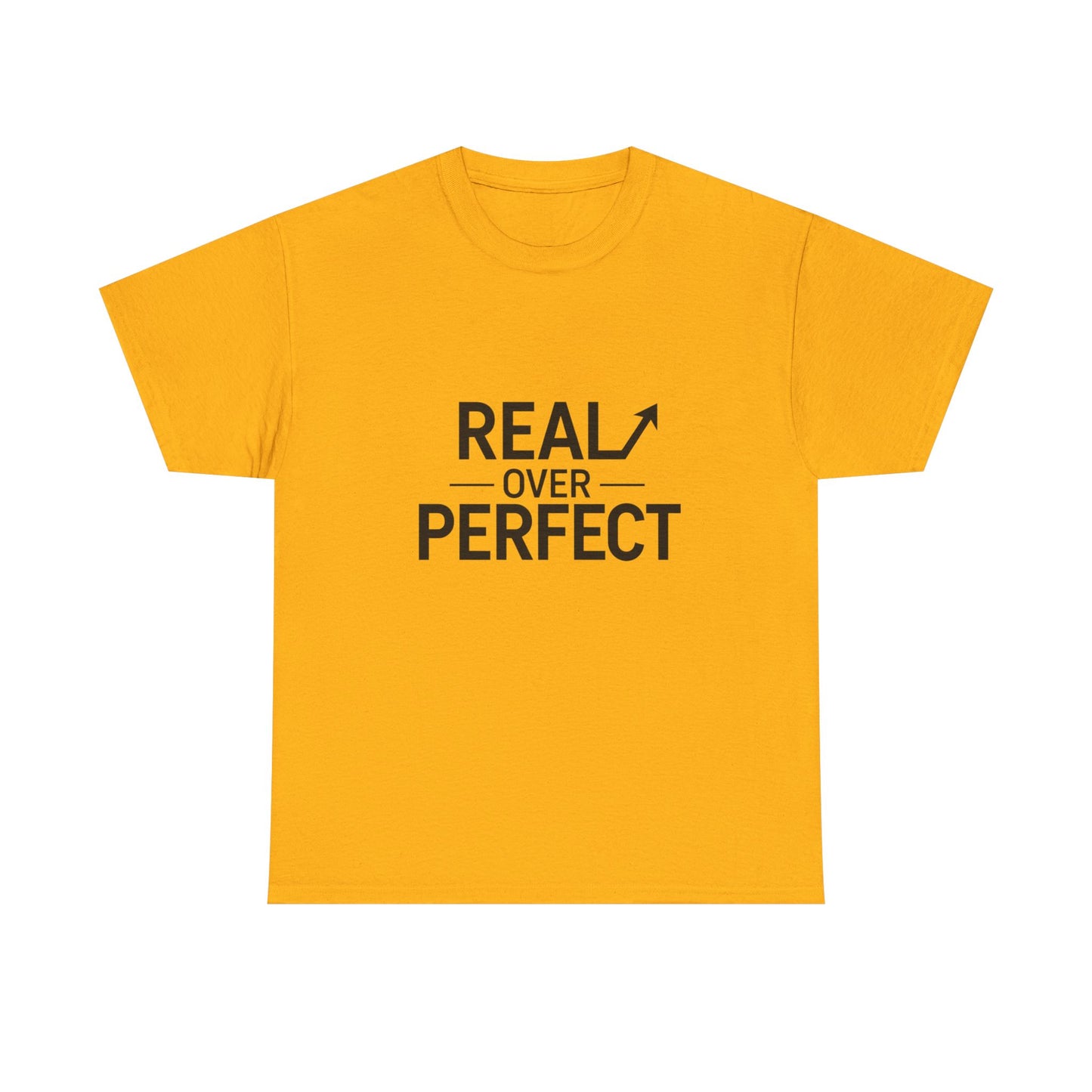 Real Over Perfect T-Shirt — Inspirational Christian Faith Tee