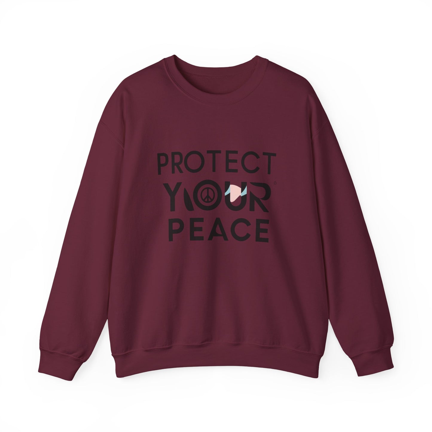 Protect Your Peace Sweatshirt — Cozy Crewneck with Peace Symbol