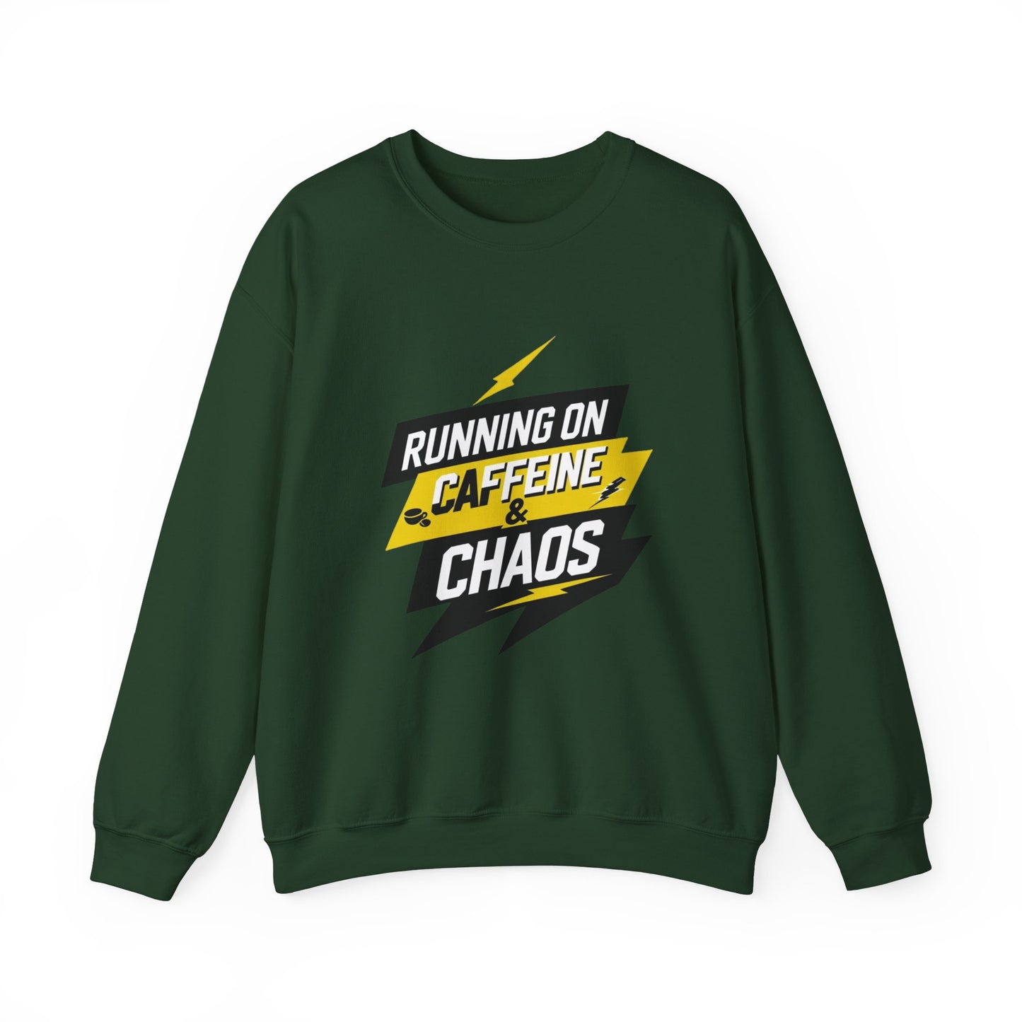 Running on Caffeine & Chaos Crewneck Sweatshirt
