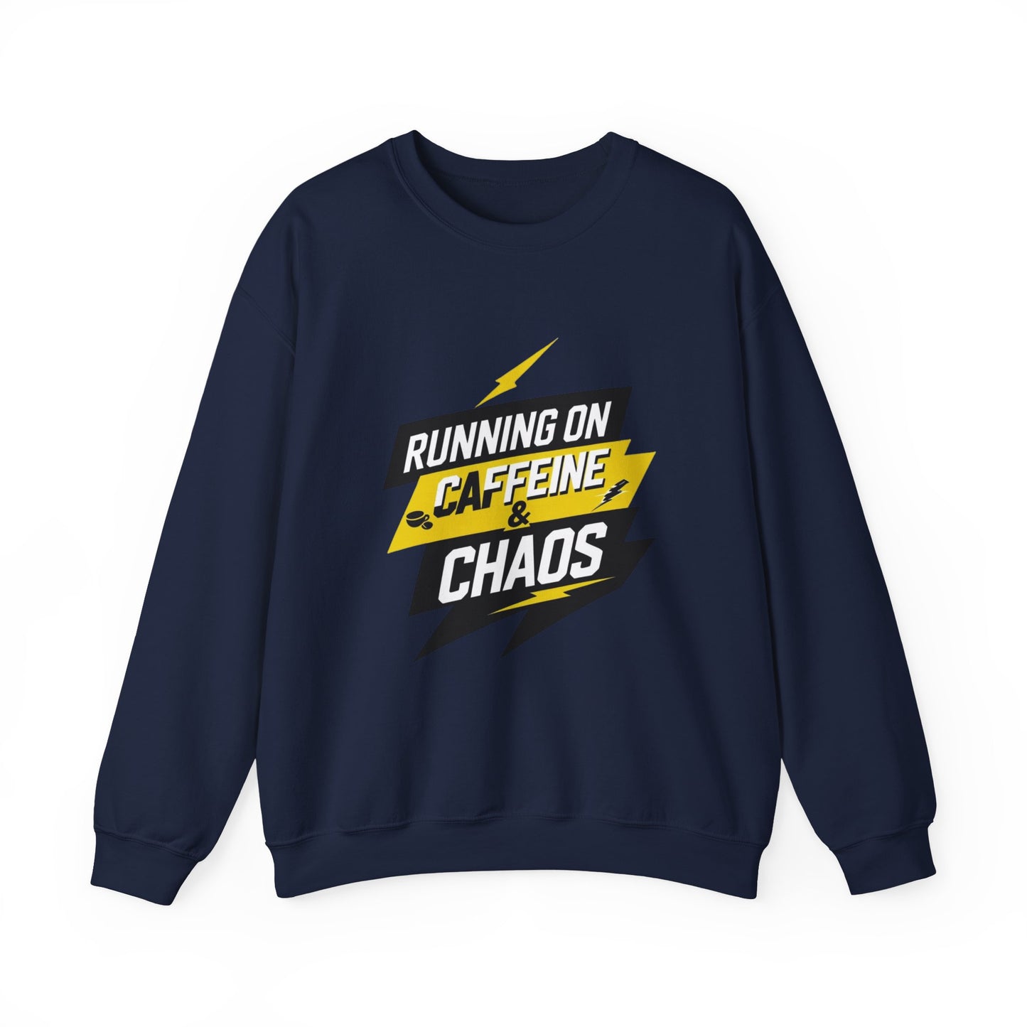 Running on Caffeine & Chaos Crewneck Sweatshirt