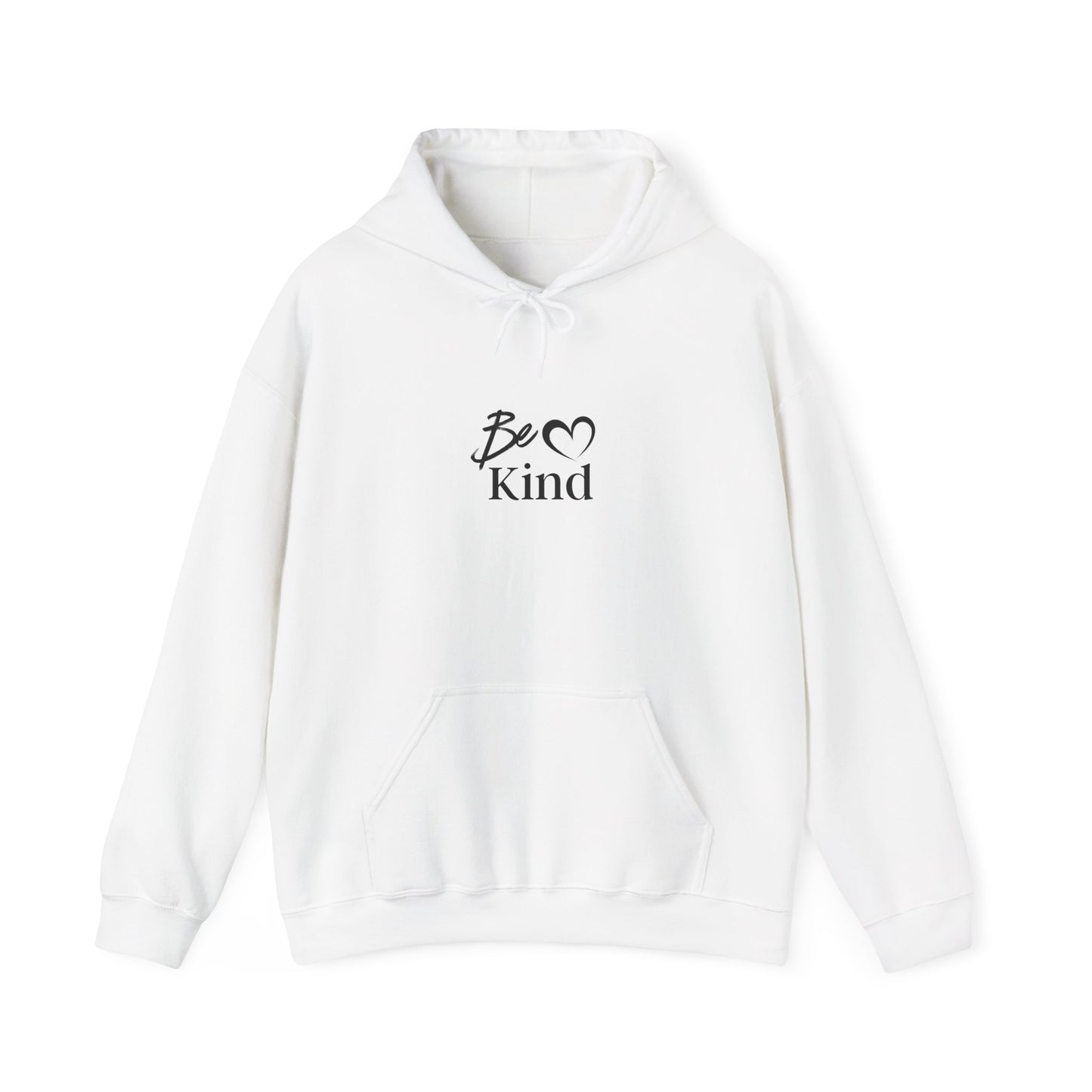 Kind Heart Hoodie — "Be Kind" Minimal Script Comfort Sweatshirt