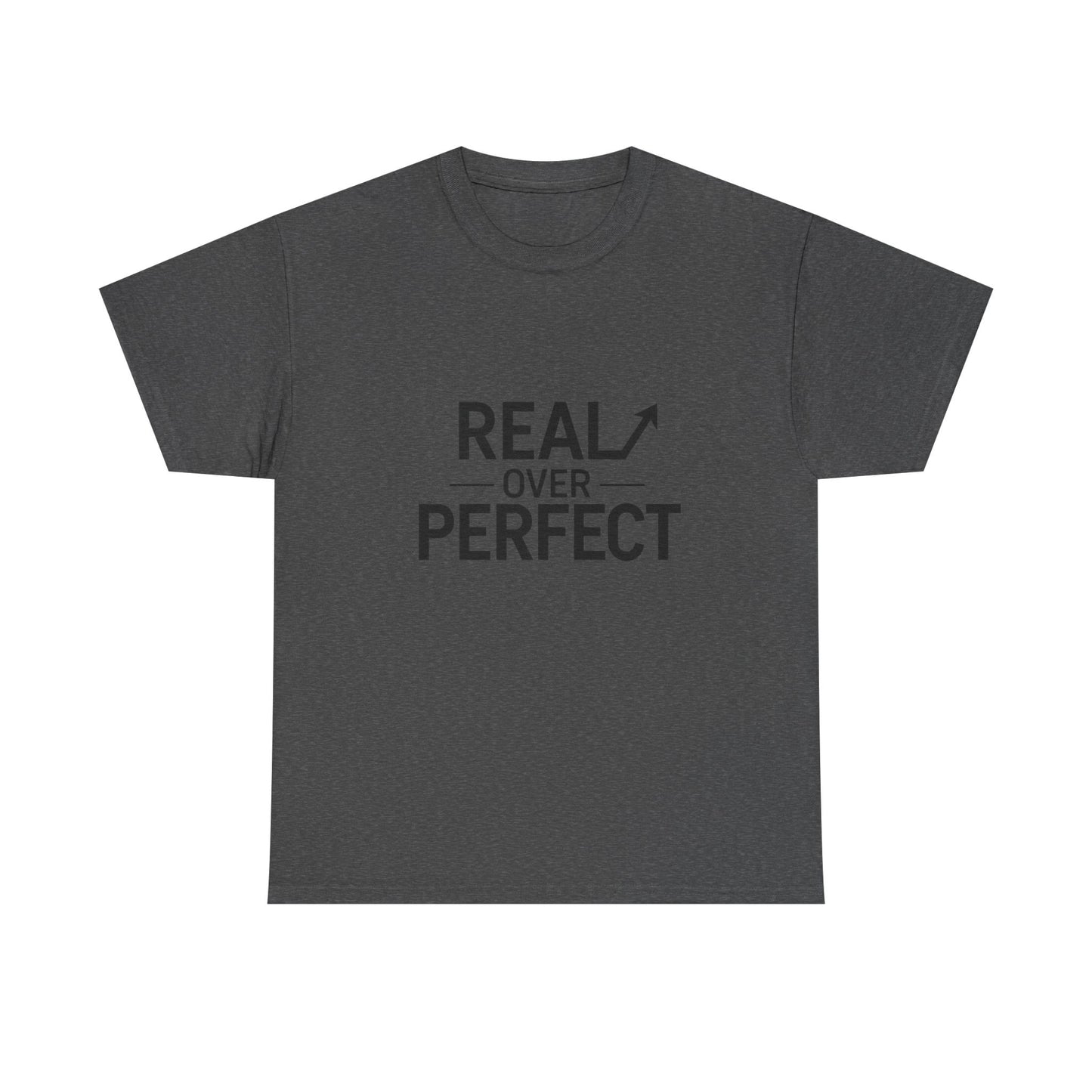 Real Over Perfect T-Shirt — Inspirational Christian Faith Tee