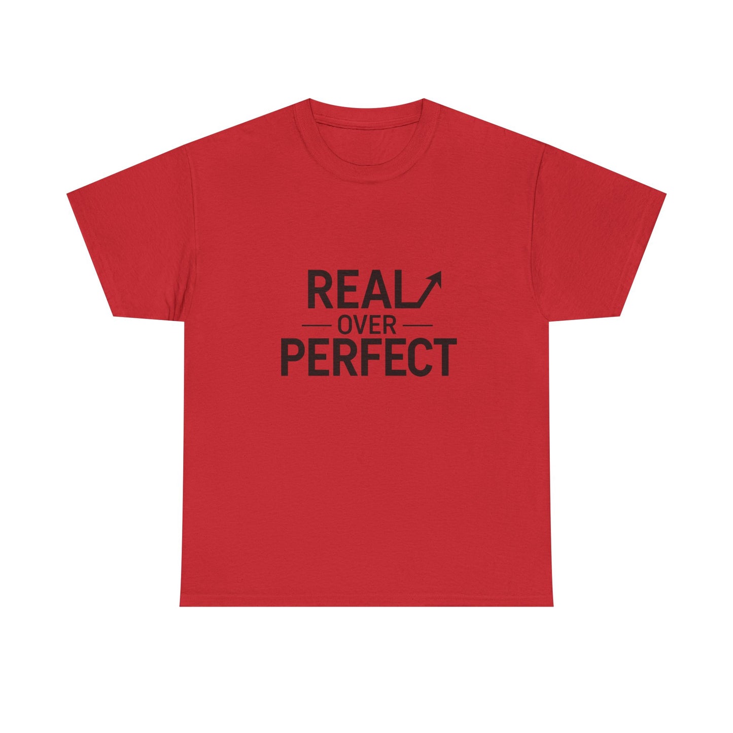 Real Over Perfect T-Shirt — Inspirational Christian Faith Tee