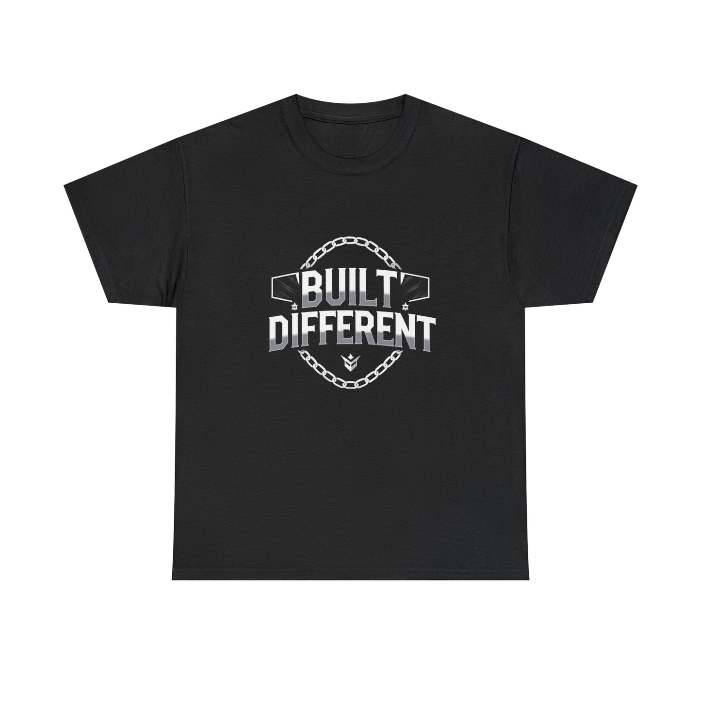 Built Different Tee — Motorcycle Chain Graphic T‑Shirt