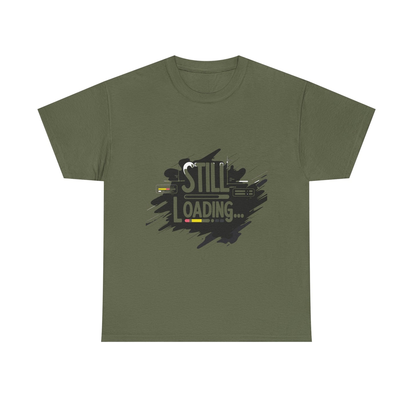 Still Loading T-Shirt — Minimalist Self-Care Tee for Mental Health Awareness