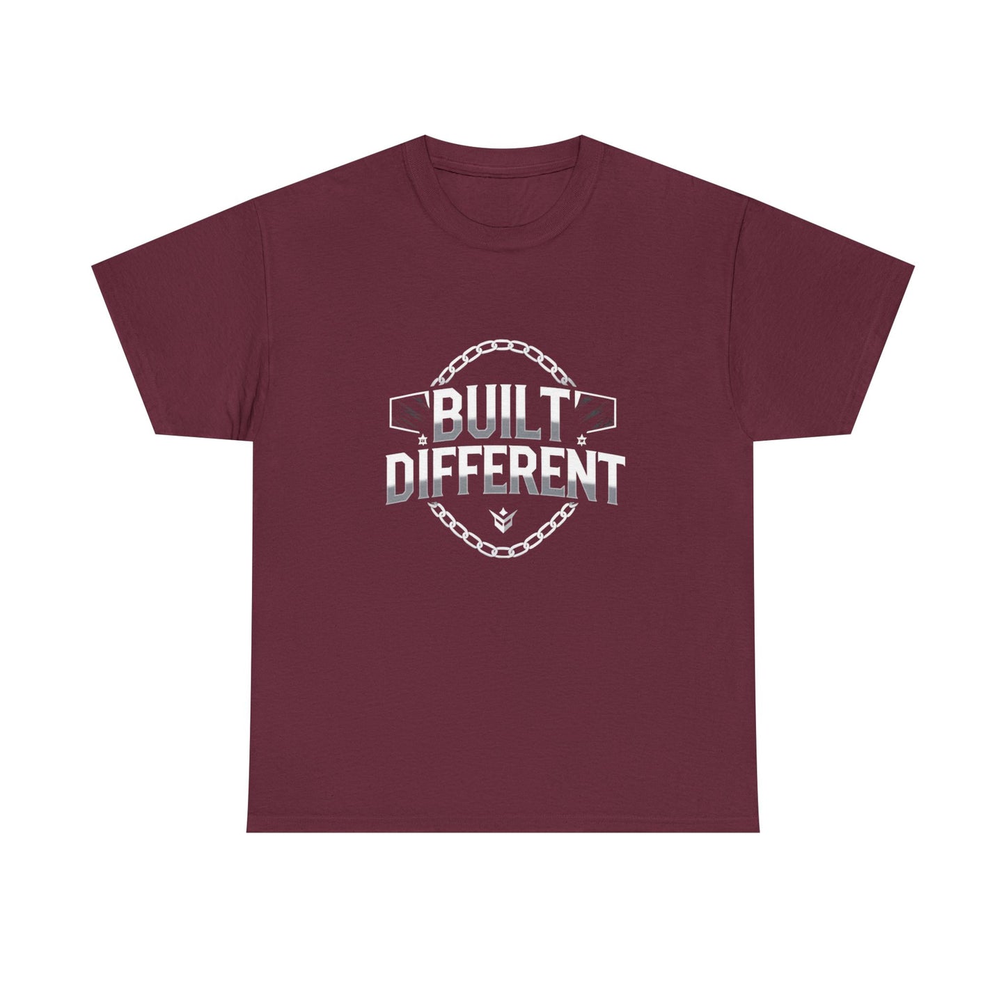 Built Different Tee — Motorcycle Chain Graphic T‑Shirt