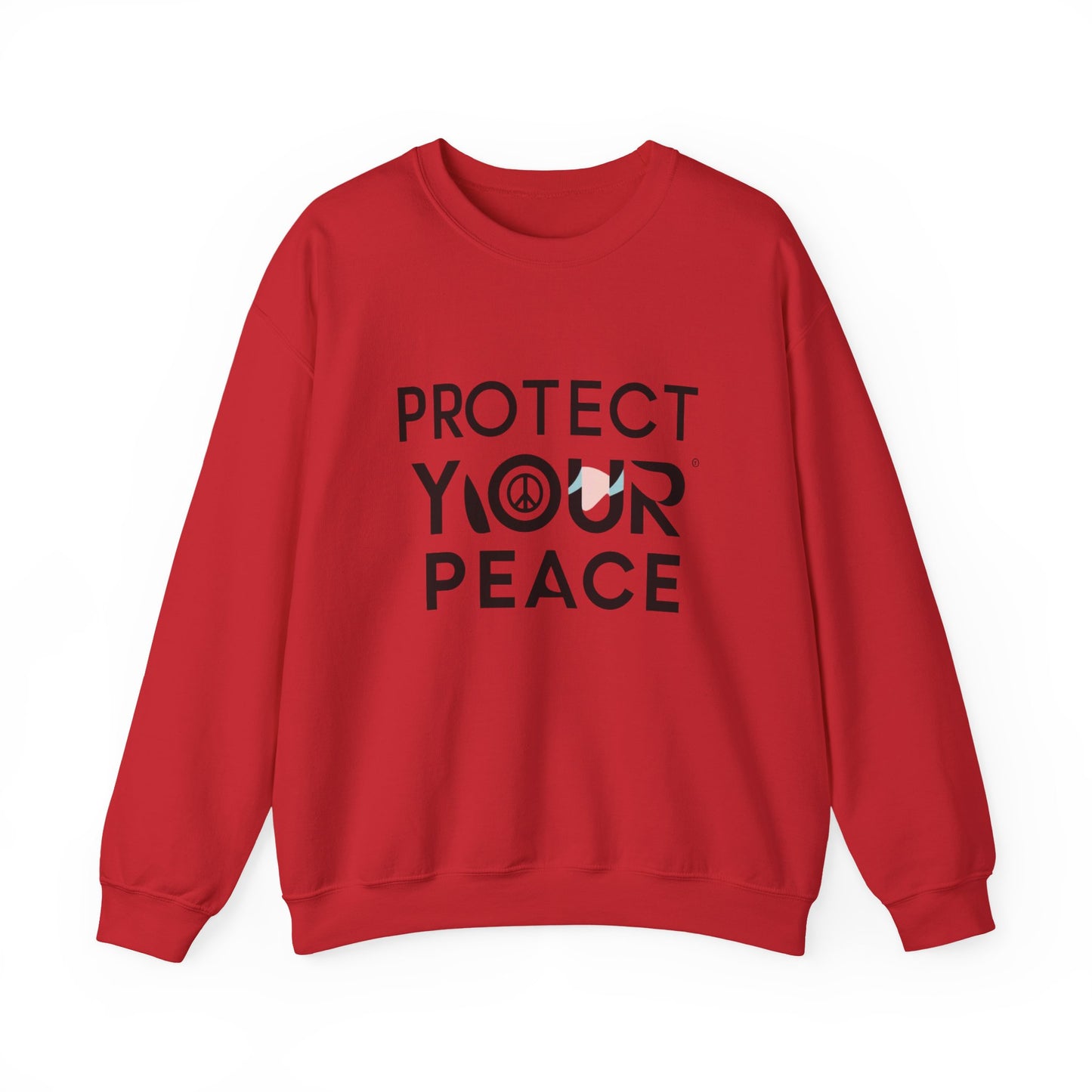 Protect Your Peace Sweatshirt — Cozy Crewneck with Peace Symbol