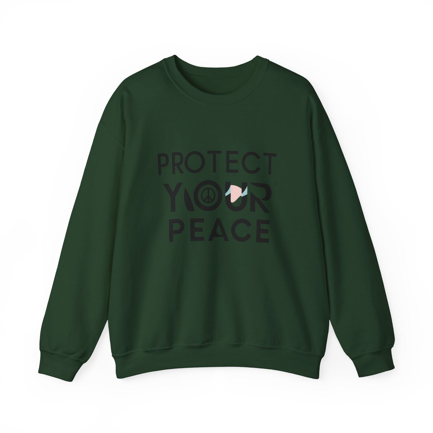 Protect Your Peace Sweatshirt — Cozy Crewneck with Peace Symbol
