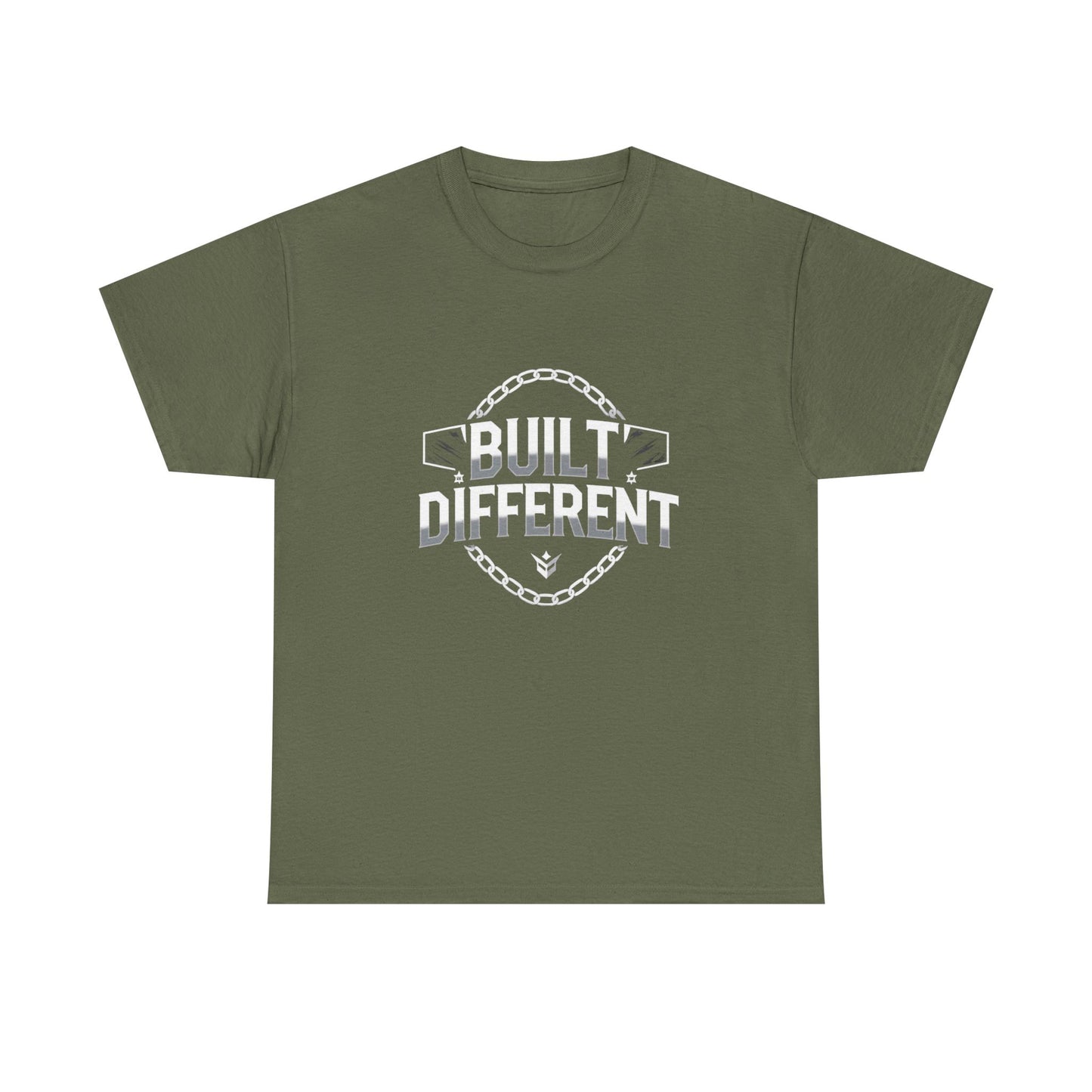 Built Different Tee — Motorcycle Chain Graphic T‑Shirt
