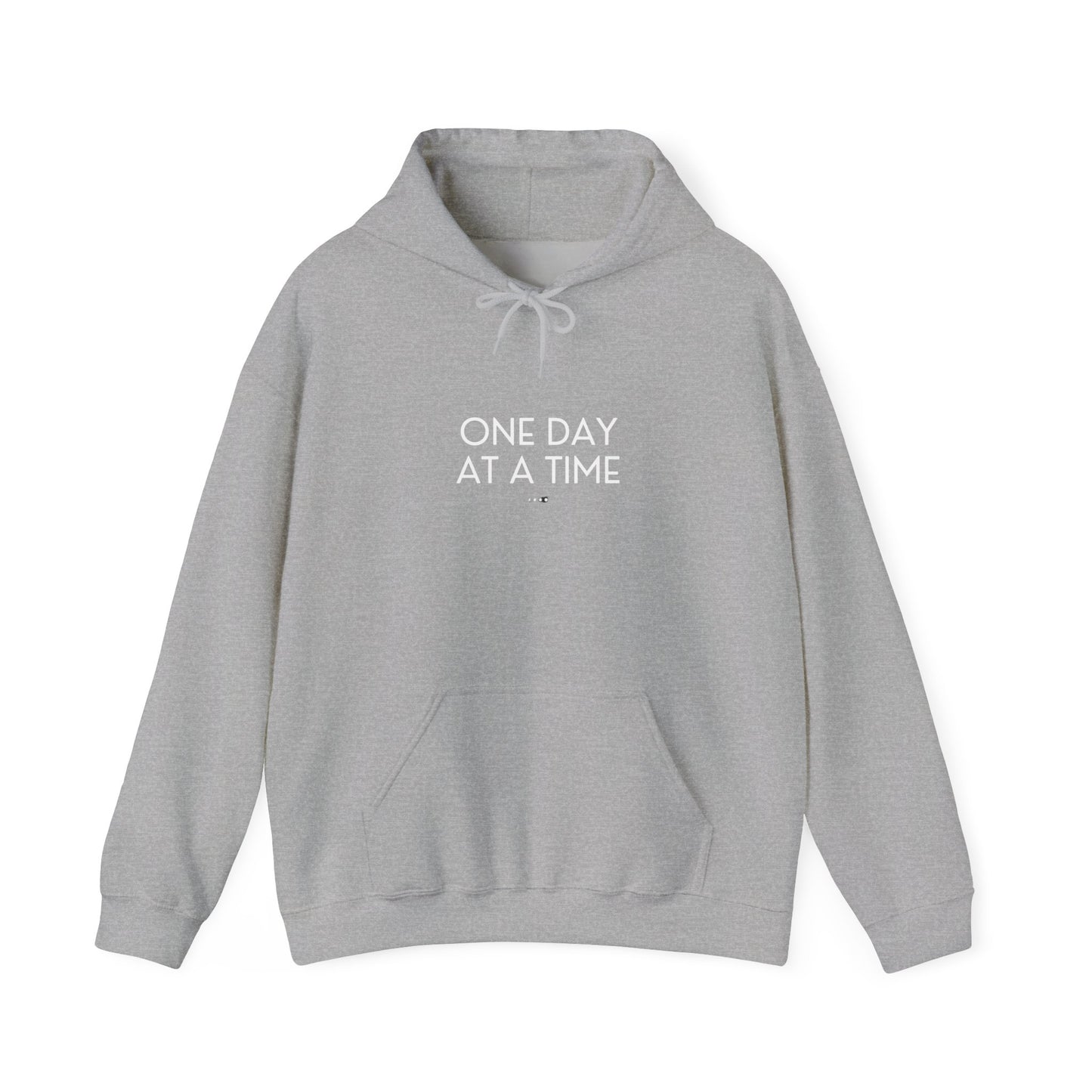 One Day at a Time Hoodie — Minimal Motivational Pullover