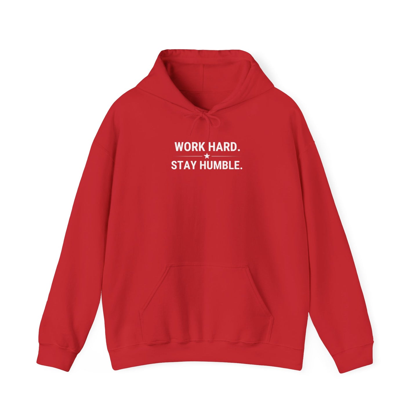 Work Hard Stay Humble Hoodie — Motivational Minimalist Pullover