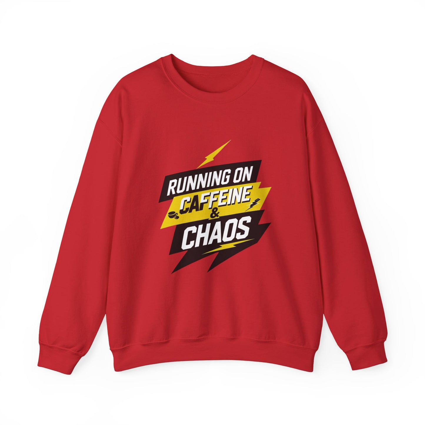 Running on Caffeine & Chaos Crewneck Sweatshirt